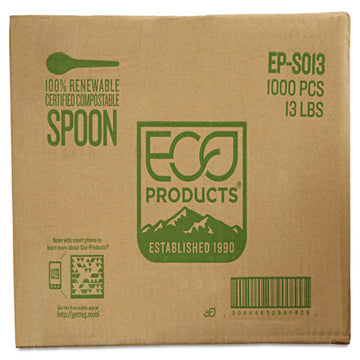 Eco-Products® Plantware Compostable Cutlery, Knife, 6", Pearl White, 50-pack, 20 Pack-carton freeshipping - TVN Wholesale